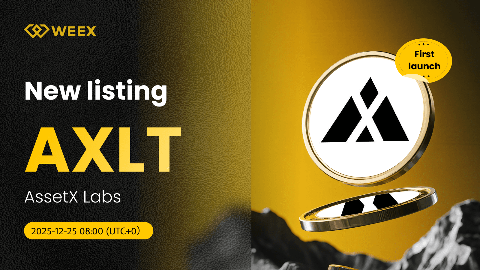 AXLT USDT 上市于 WEEX: 交易 AssetX 实验室硬币