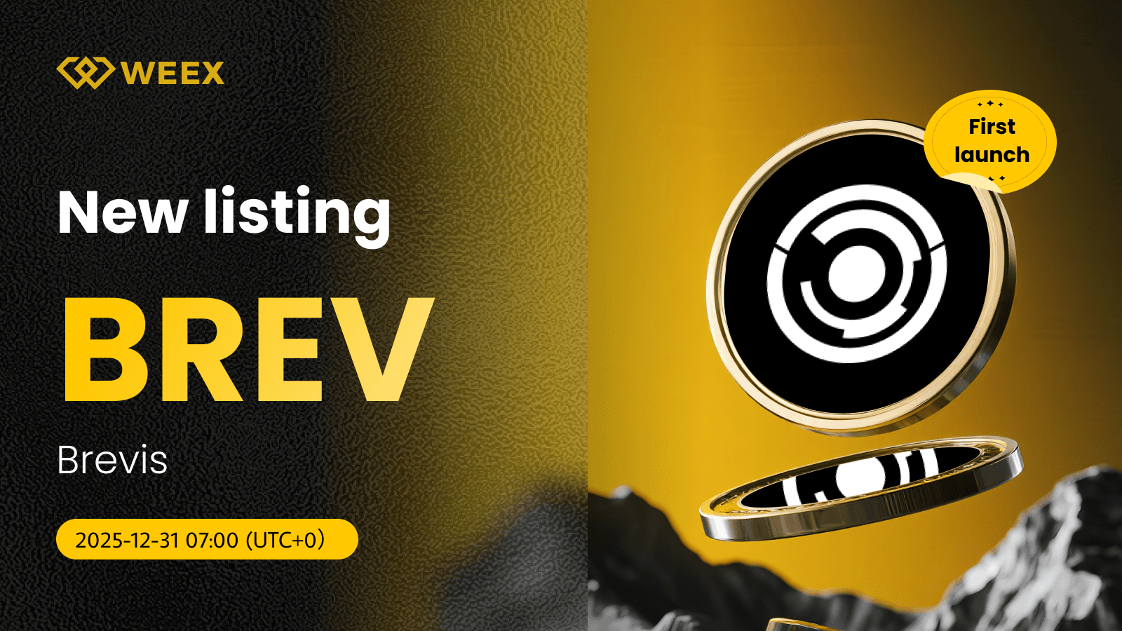 BREV USDT 对: Brevis(BREV)硬币在WEEX现货上市