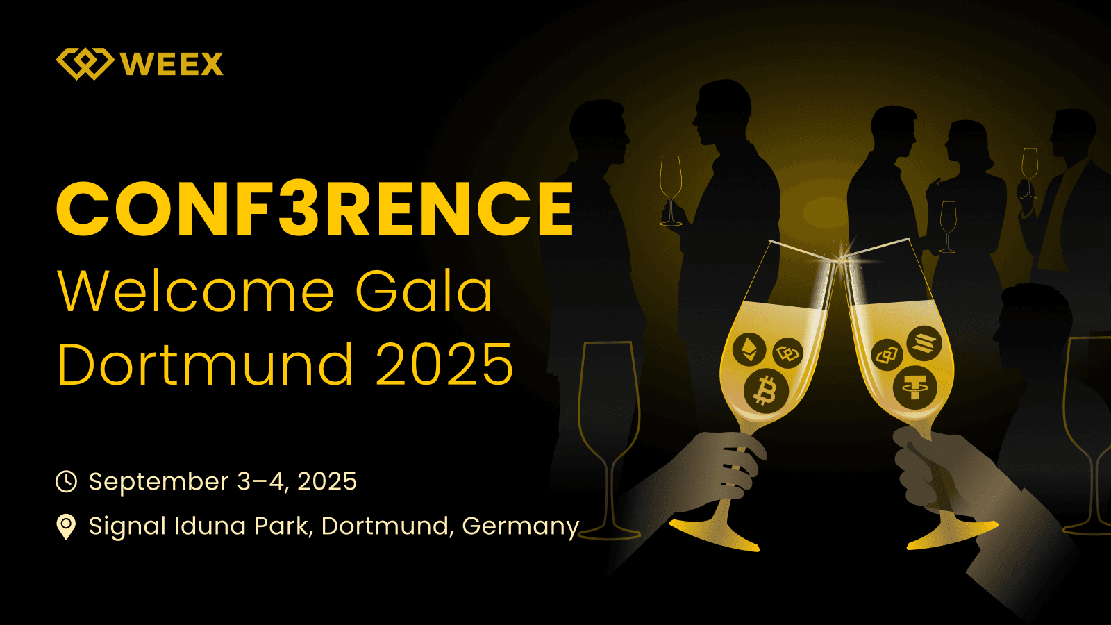 WEEX at CONF3RENCE Dortmund 2025 Welcome Gala