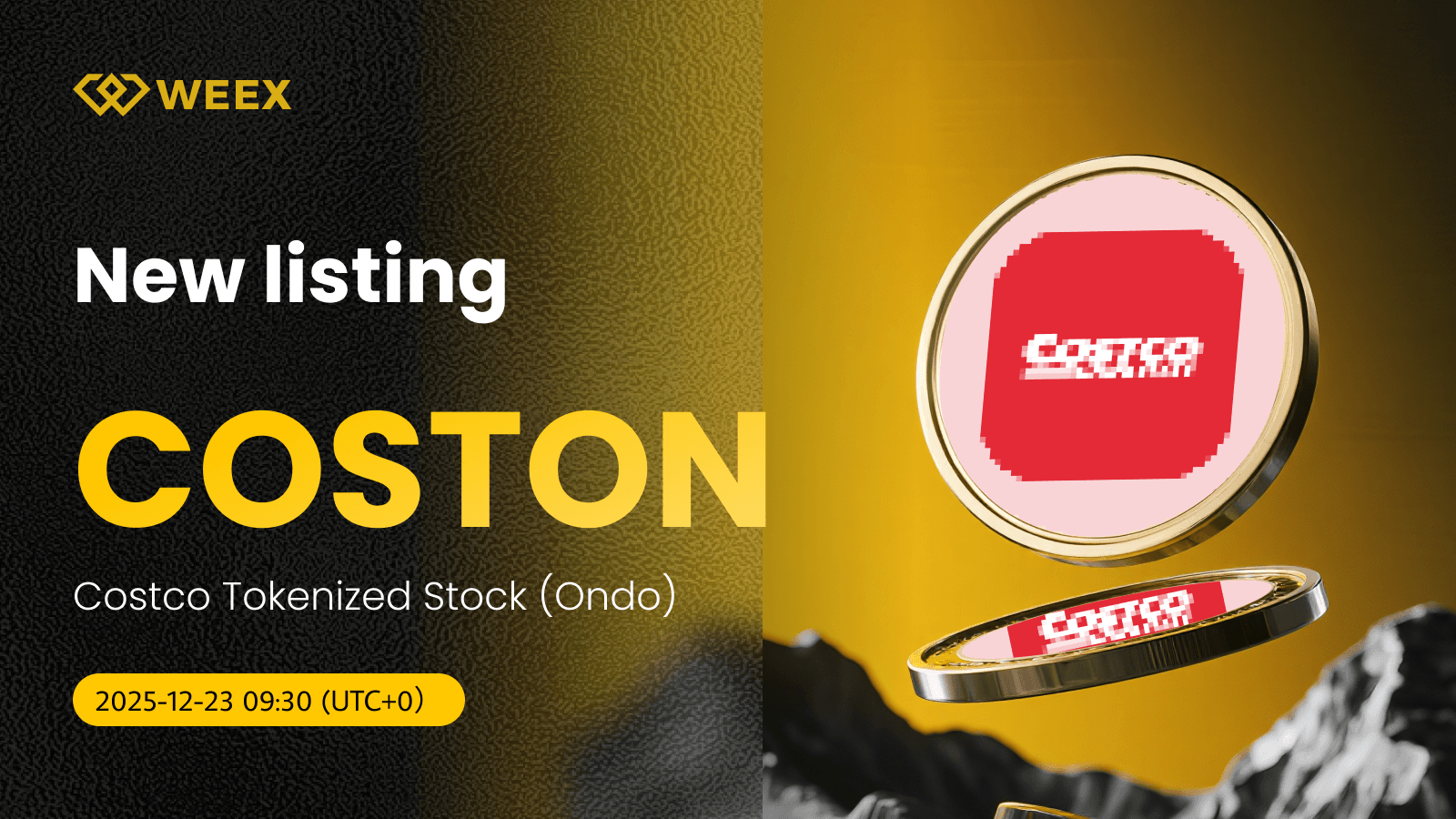 COSTON USDT 交易已上线:Costco 代币化股票上线 WEEX