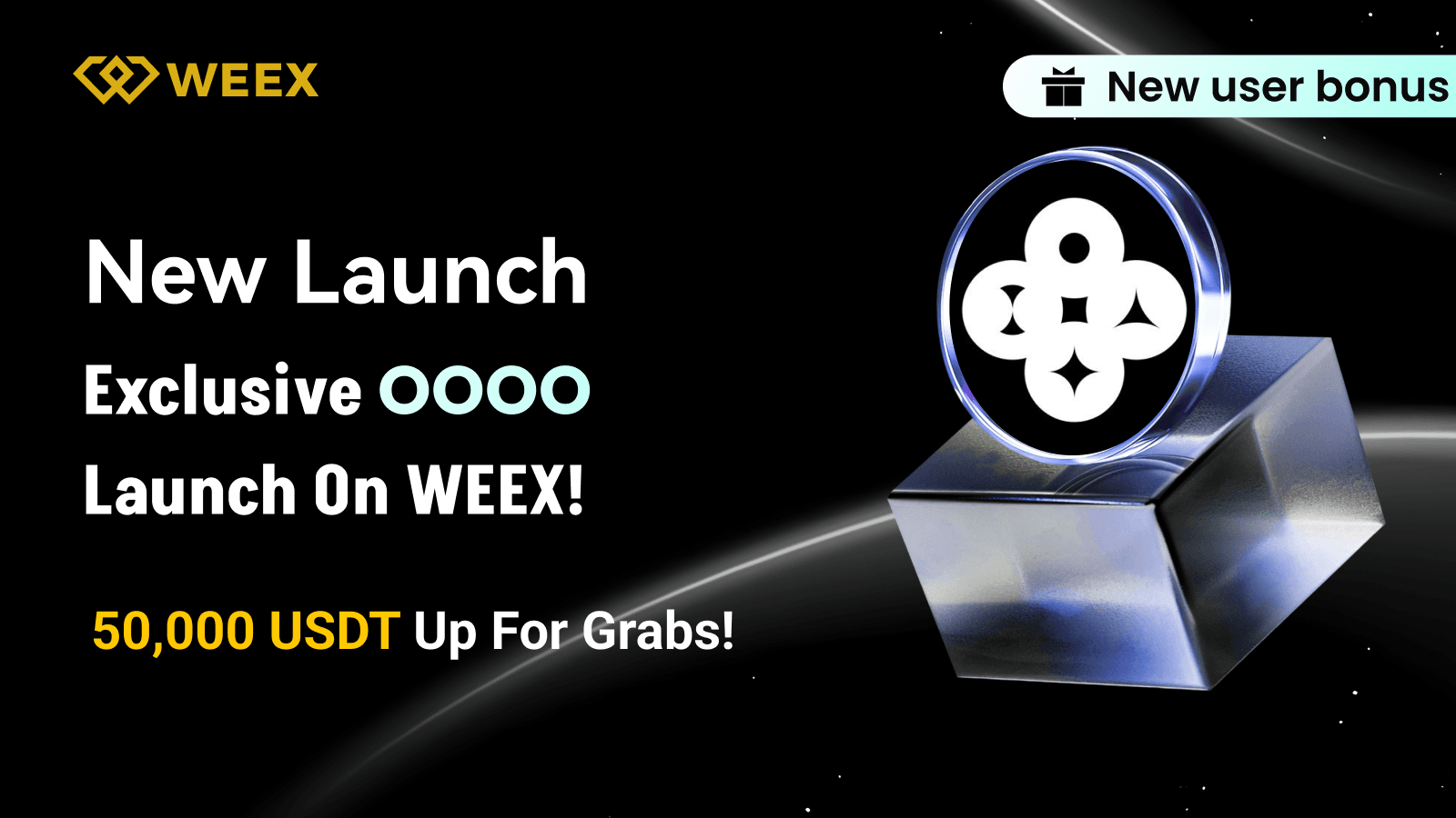 OOOO 空投: WEEX全球推出分享50,000美元