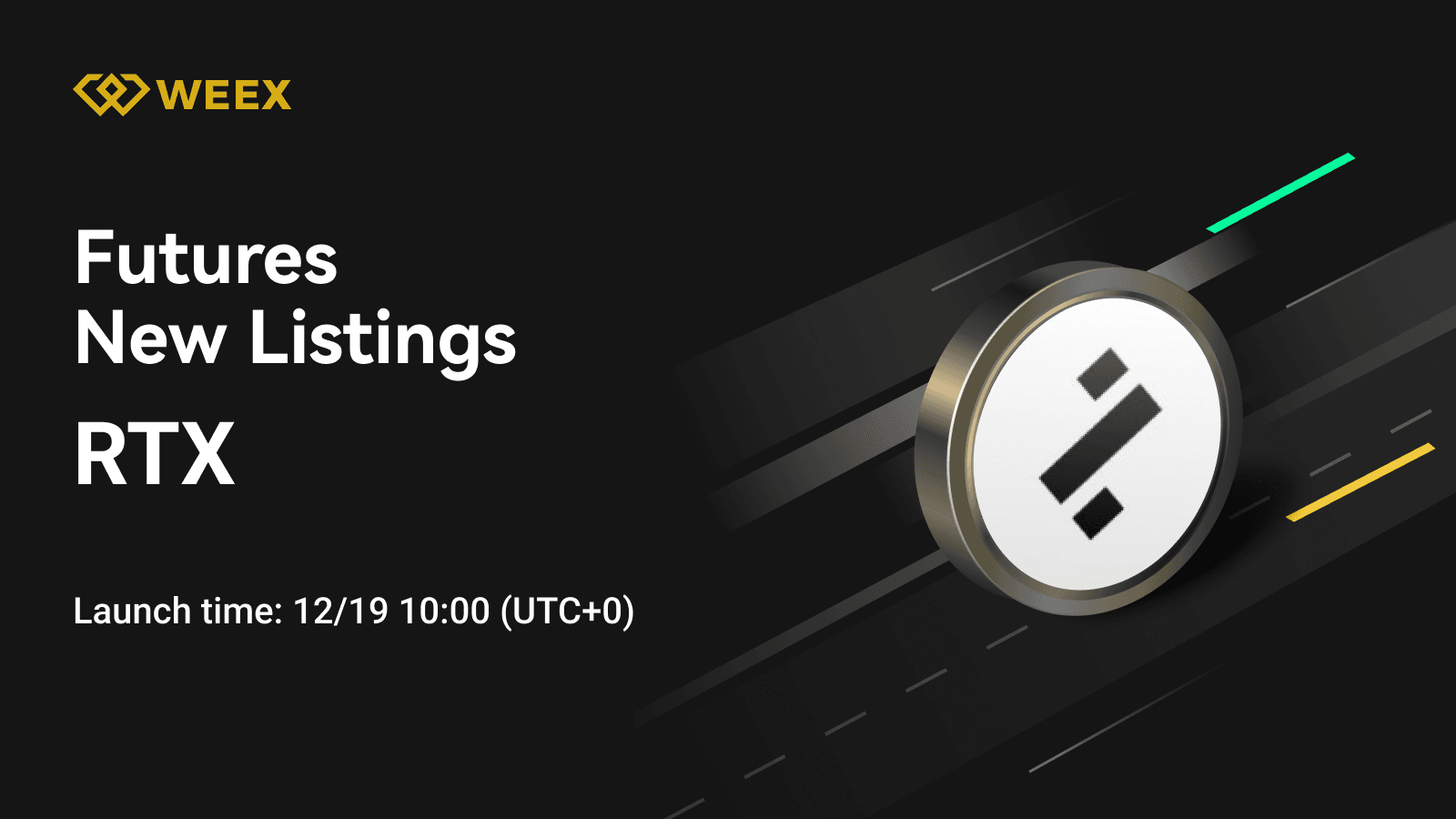 WEEX 合约推出 RateX (RTX) Coin & RTX USDT 合约