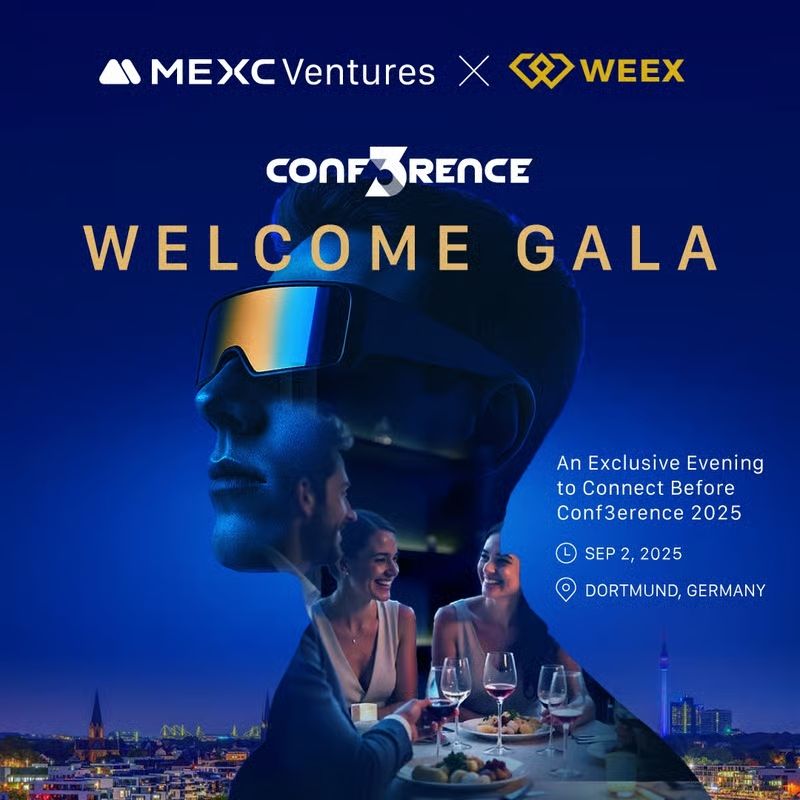 WEEX即将亮相德国多特蒙德CONF3RENCE 2025欢迎晚宴