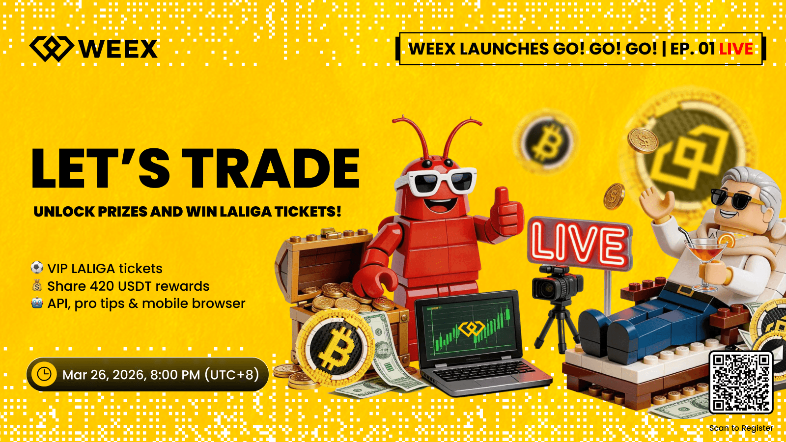 WEEX Official Product Launch: Win LALIGA Tickets & Unlock the 3-in-1 Crypto Trading Suite