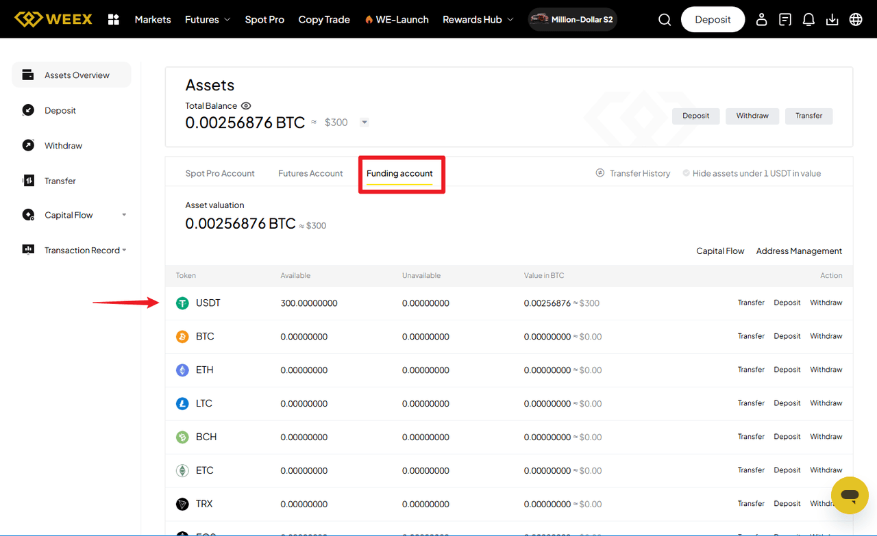 通过weex买入usdt C2C 3.PNG